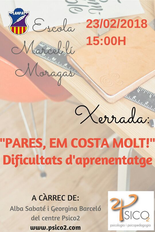 “Pares, em costa molt!” Dificultats d’aprenentatge